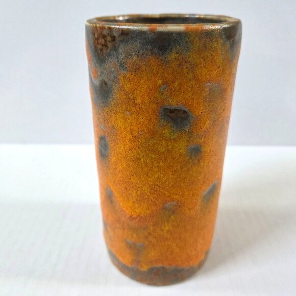 Vintage Royal Haeger Pottery Cylinder Vase Orange Peel Mid Century MCM - Picture 6 of 12